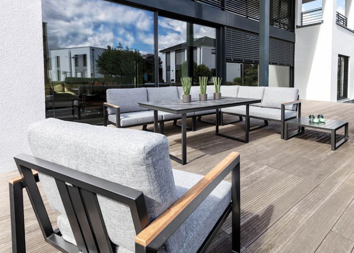 Gartenmöbel aus Aluminium pflegen und reinigen