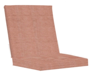 Sessel-Auflagen, 100x50 cm mit 4/7 cm Polsterung 