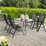 Kettler Legato/Altura Curve Hocker, anthrazit/anthrazit #1