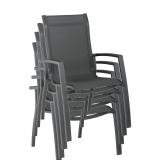 Kettler Altura Curve Stapelsessel anthrazit/anthrazit #2