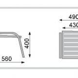 Kettler Forma II Hocker silber-graphit #2