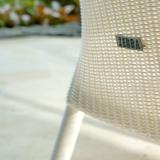 Zebra Hastings Geflechtsessel snowwhite 3038, zuzüglich Sitzkissen #2