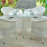 Zebra Hastings Geflechtsessel snowwhite 3038, zuzüglich Sitzkissen #3