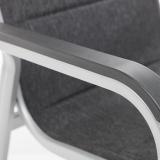 Kettler Basic Plus Stapelsessel padded silber/anthrazit meliert #1