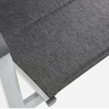 Kettler Basic Plus Stapelsessel padded silber/anthrazit meliert #2