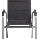 Kettler Basic Plus Stapelsessel padded silber/anthrazit meliert #3