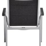 Kettler Basic Plus Stapelsessel padded silber/anthrazit meliert #4