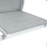 Kettler Basic+ Stapelsessel weiß matt/hellgrau - zerlegt #1