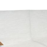 Kettler Diamond 2er Bank, weiß matt/beige, Teak Armlehne #3