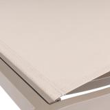 Kettler Diamond Stapelliege, taupe/Stucco/natur, mit Teakholz-Armlehnen #9