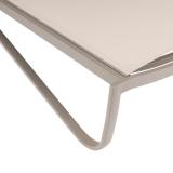 Kettler Diamond Stapelliege, taupe/Stucco/natur, mit Teakholz-Armlehnen #7