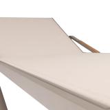 Kettler Diamond Stapelliege, taupe/Stucco/natur, mit Teakholz-Armlehnen #8