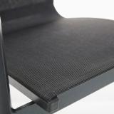 Kettler Diamond Stapelsessel HL, anthrazit/charcoal, Teak-Armlehnen #2