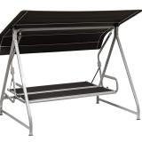 Kettler Hollywood-Schaukel Paradiso silber/lakritz #1