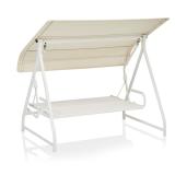 Kettler Hollywood-Schaukel Paradiso weiß matt/beige #1