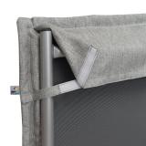 Kettler /KETTtex-Exklusiv® Bäderliegen-Auflage Tampa 205x55x3cm, silbergrau #1