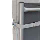 Kettler /KETTtex-Exklusiv® Hochlehner Gartenmöbel-Auflage, 120x50x7cm, silbergrau, KTH3, (agora)® #2