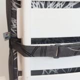 Kettler /KETTtex-Exklusiv® Hochlehner Gartenmöbel-Auflage 123x50x9cm anthrazit-floral, KTH3 #2