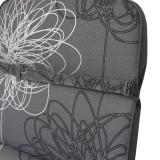 Kettler /KETTtex-Exklusiv® Hochlehner Gartenmöbel-Auflage 123x50x9cm anthrazit-floral, KTH3 #3