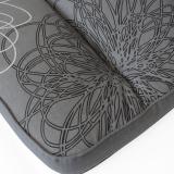 Kettler /KETTtex-Exklusiv® Hochlehner Gartenmöbel-Auflage 123x50x9cm anthrazit-floral, KTH3 #5