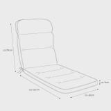 Kettler /KETTtex-Exklusiv® Liegeauflage 200x65x9cm, bordeaux, KTH3, (agora)® #3