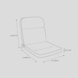Kettler /KETTtex-Exklusiv® Niederlehner Gartenmöbel-Auflage, 100x50x7cm, anthrazit KTH3, (agora)® #3