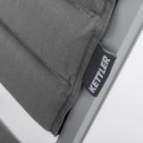 Kettler Latitude Sitz- und Rückenkissen für Stapelsessel,Stapelstuhl, Barstuhl, grau #1