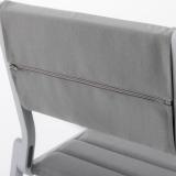 Kettler Latitude Sitz- und Rückenkissen für Stapelsessel,Stapelstuhl, Barstuhl, grau #2