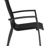 Kettler Legato Curve Stapelsessel, anthrazit/anthrazit #4