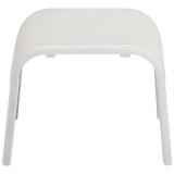 Kettler Memphis Hocker weiß matt/beige #2