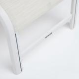 Kettler Memphis Hocker weiß matt/beige #3