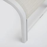 Kettler Memphis Hocker weiß matt/beige #5