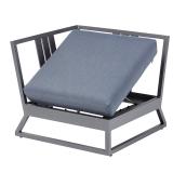 Kettler Ocean Skid Platform Eckteil, anthrazit matt/brisa, Aluminium/Outdoorstoff #2