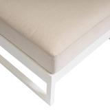 Kettler Ocean Skid Platform Eckteil, weiß matt/linen chalk, Aluminium/Outdoorstoff #2