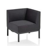 Kettler Pure 3er Sofa, anthrazit/sooty, Sunbrella® City-Line #1