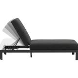 Kettler Pure Sonnenliege City Line, anthrazit/sooty, Sunbrella®, inkl.Kissen, Rollen #1