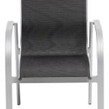 Kettler Tampa Stapelsessel, silber/charcoal, Aluminium/Outdoorgewebe #2