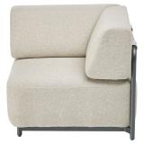 Kettler Tribe Eckteil, anthrazit matt/Boucle beige #1