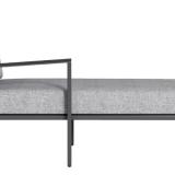 Kettler Zenith Chaise Longe links, anthrazit matt/hellgrau #1
