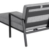 Kettler Zenith Chaise Longe rechts, anthrazit matt/hellgrau #2