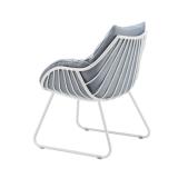 Solpuri Chill Lounge Sessel XL inkl. Sitz-u.Rückenpolster, weiß/taupe #1