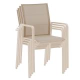 Zebra Bee Alu-Stapelsessel light taupe/desert #1