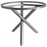 Zebra Mikado Dreibein Tischgestelle mit Tischplatte 110 cm #2