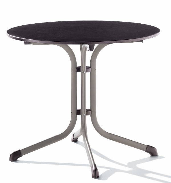 Sieger Klapptisch 85cm rund marone/mocca #1
