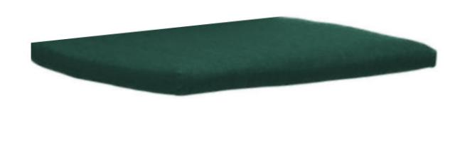 Ketttex-Exklusiv®Sitz-und Hockerkissen, 48x48x4cm, grün uni, mit Reißverschluß, #1