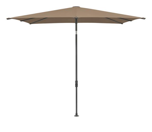 Glatz SMART Sonnenschirm 2,0x2,0m anthrazit/walnut Stoffqualität 5 #1