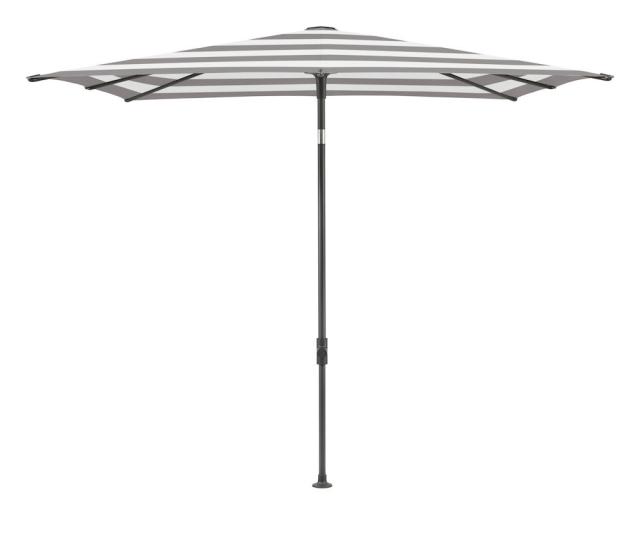 Glatz SMART Sonnenschirm 2,1x1,5m anthrazit/steel stripe Stoffqualität 5 #1