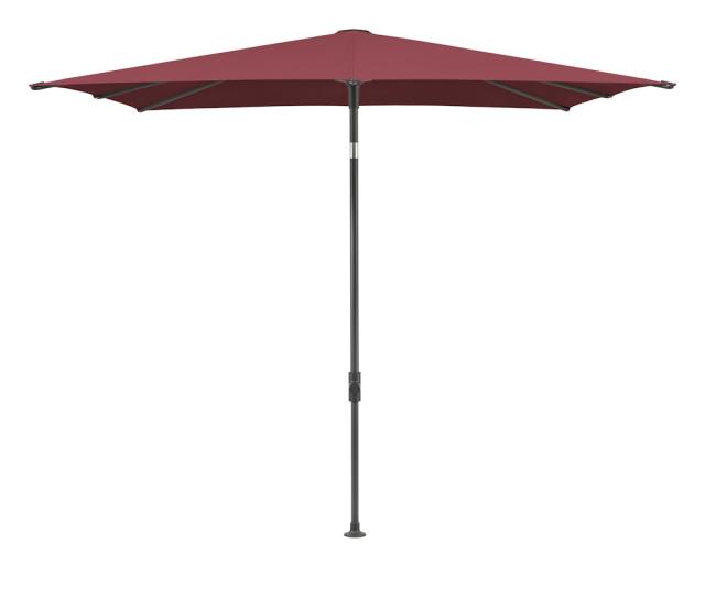Glatz SMART Sonnenschirm 2,4x2,4m anthrazit/merlot Stoffqualität 5 #1