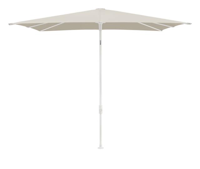Glatz SMART Sonnenschirm 2,4x2,4m weiß/urban chrome Stoffqualität 5 #1