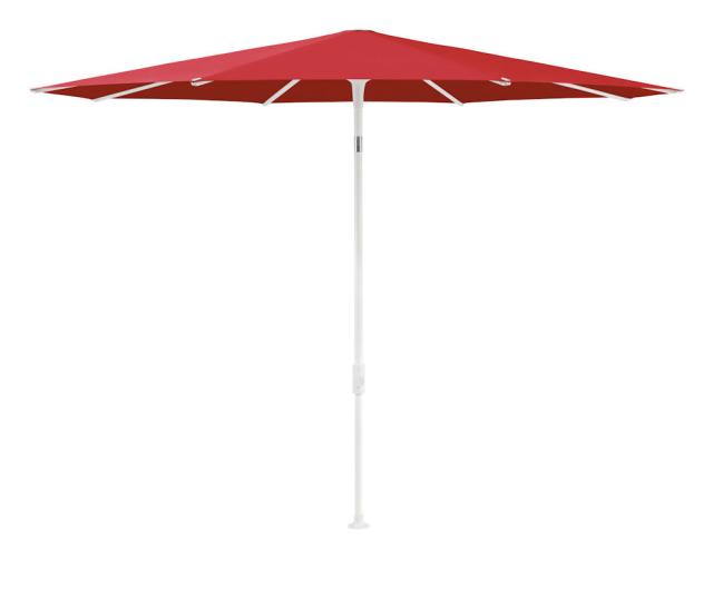 Glatz SMART Sonnenschirm Ø2,0m weiß/campari Stoffqualität 5 #1
